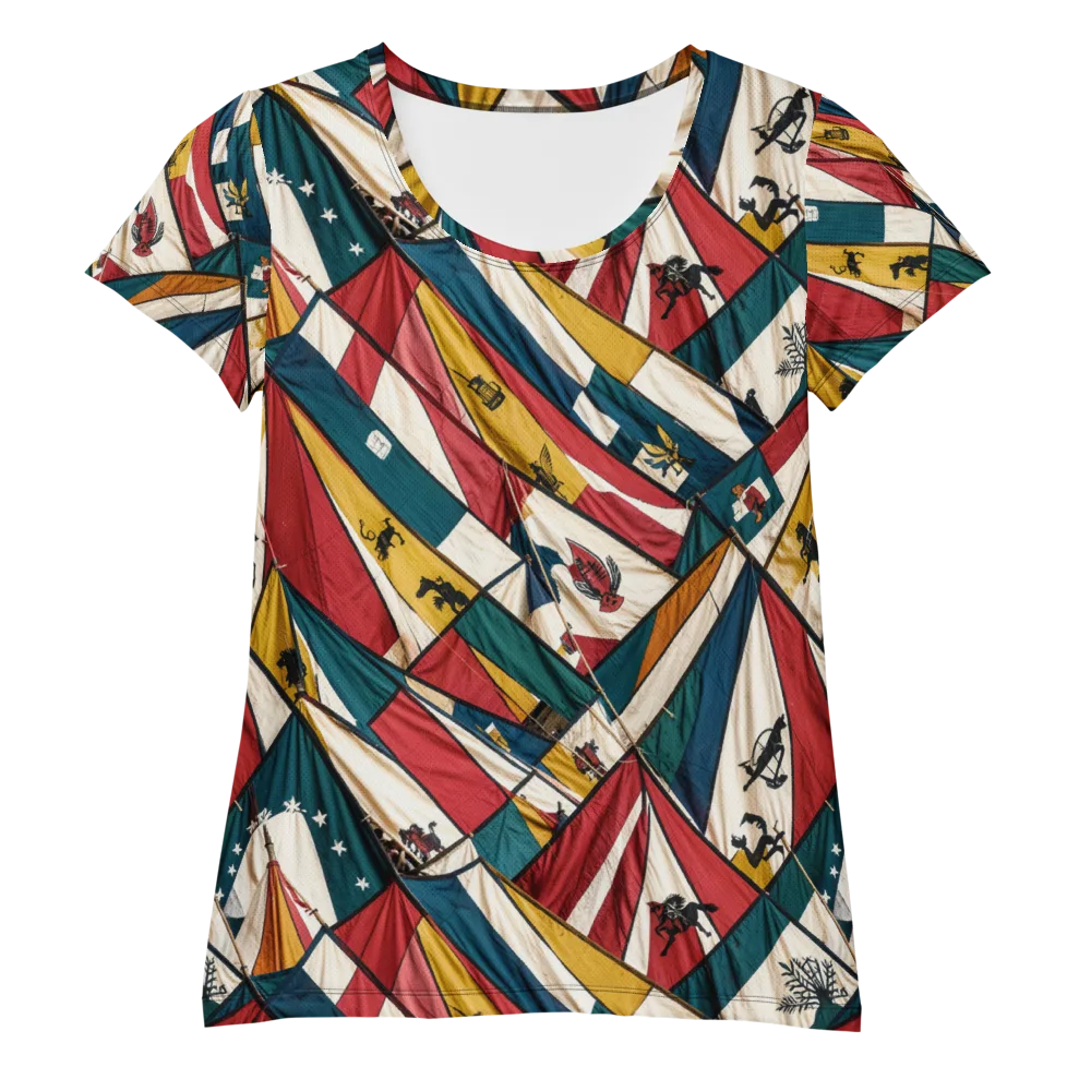 Carnival Standard on Women's Athletic T-Shirt — Front