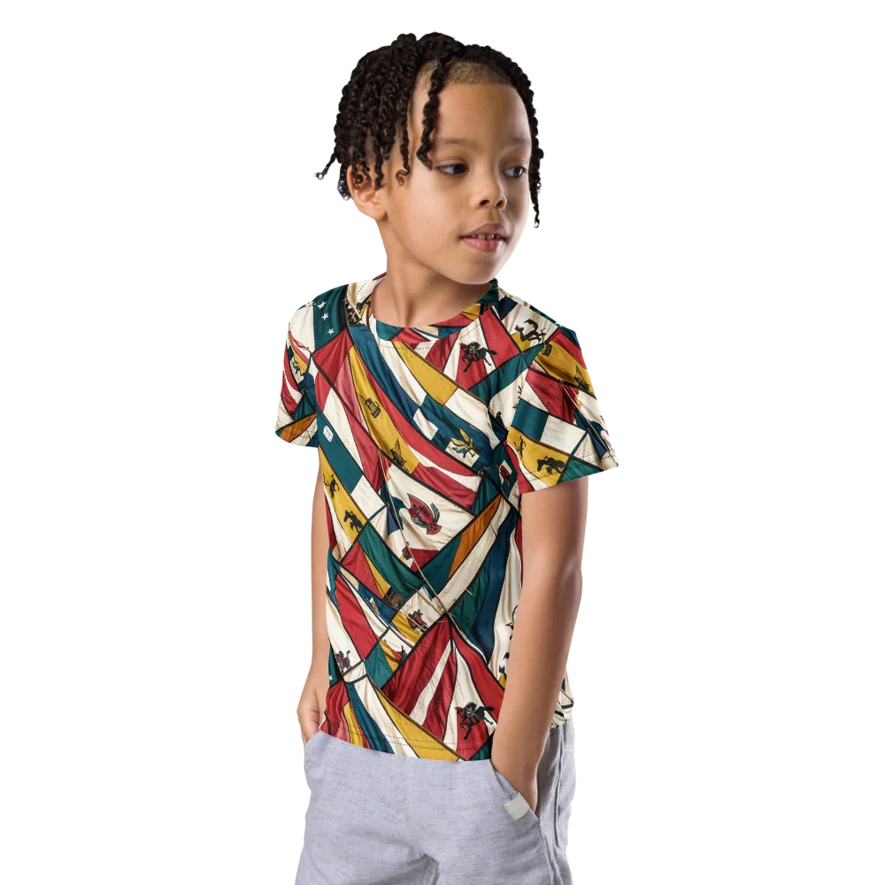 Carnival Standard on Kids Crew Neck T-Shirt — Left Front