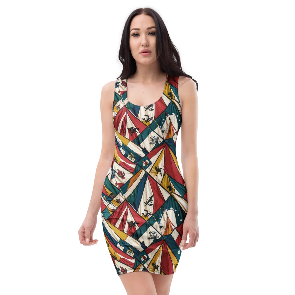 Carnival Standard on Bodycon Dress — Front