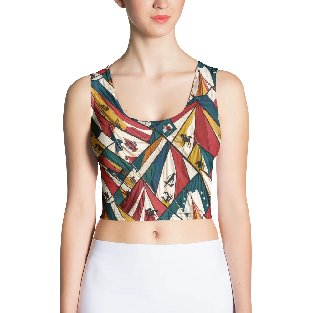 Carnival Standard on Crop Top — Front