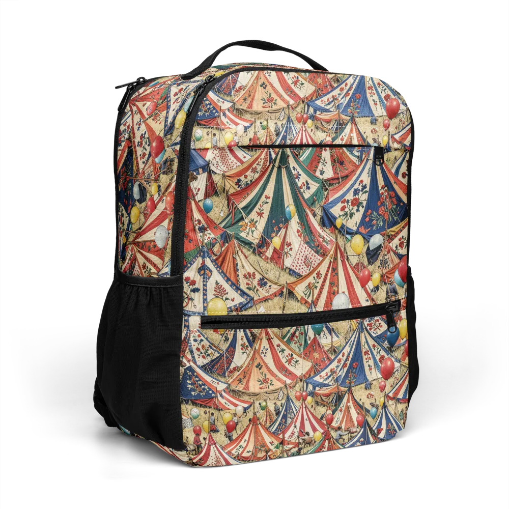 Balloon Menagerie on Utility Backpack — Right Front