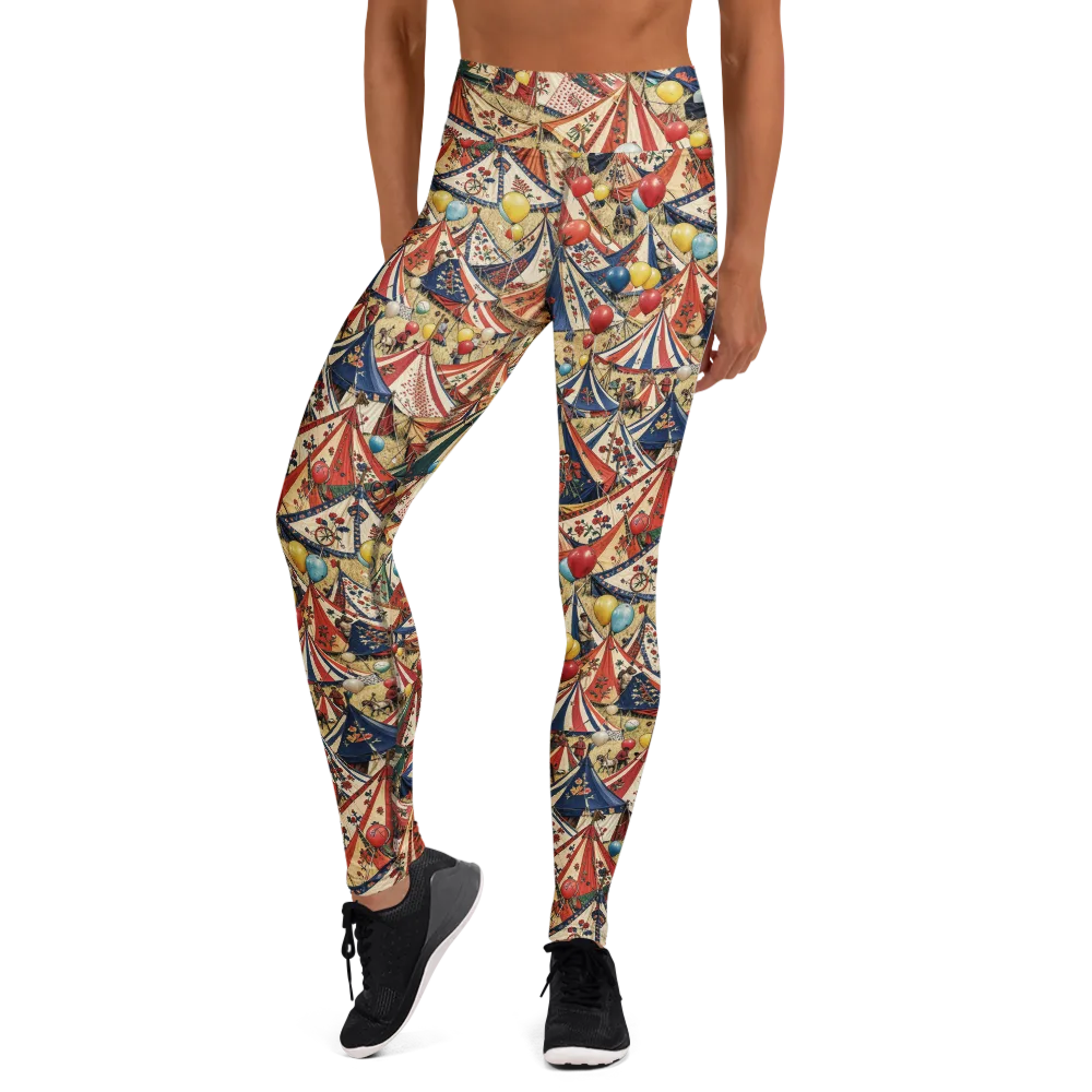 Balloon Menagerie on Yoga Leggings — Front