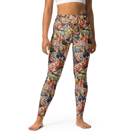 Balloon Menagerie on a Yoga Leggings