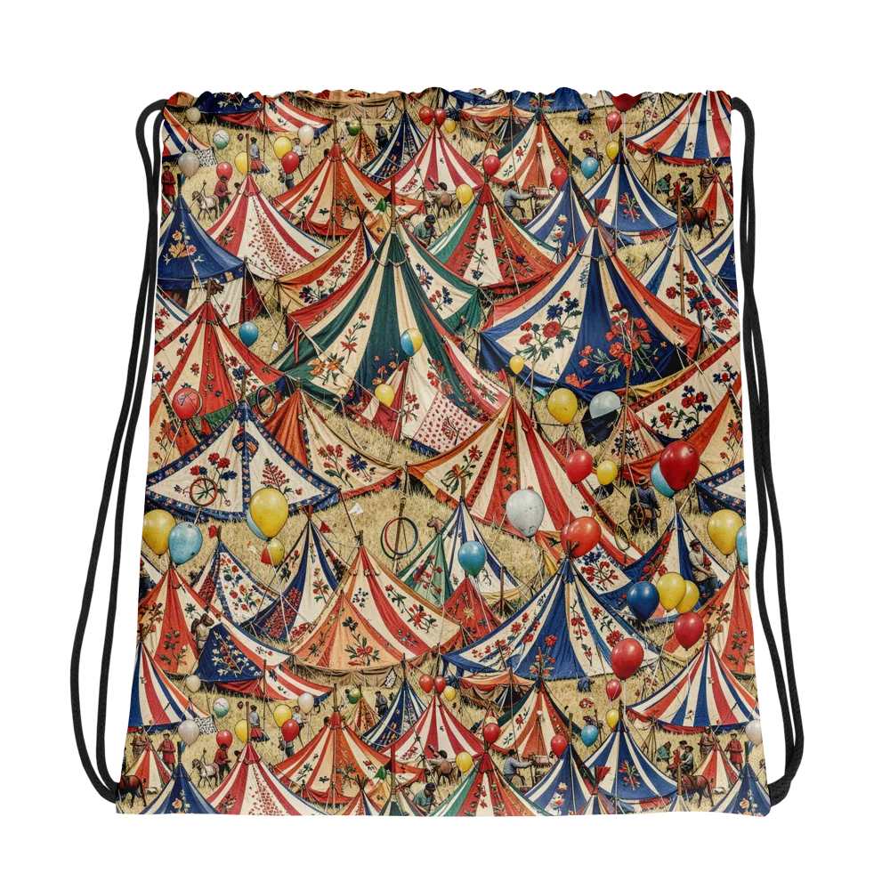 Balloon Menagerie on Drawstring Bag — Photo