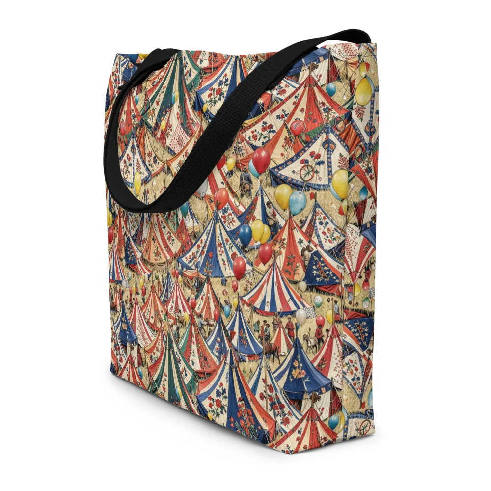 Balloon Menagerie on Large Tote Bag W/ Pocket — Front