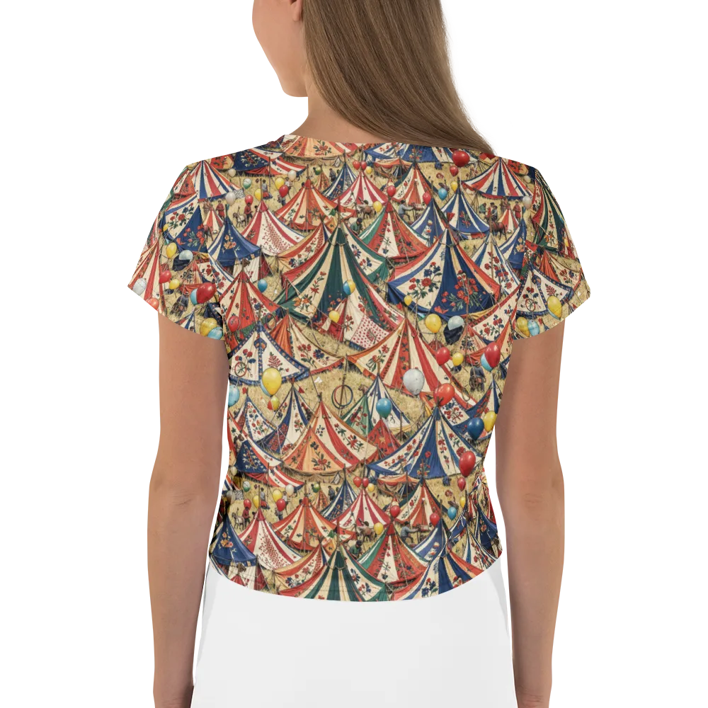 Balloon Menagerie on Crop Tee — Back