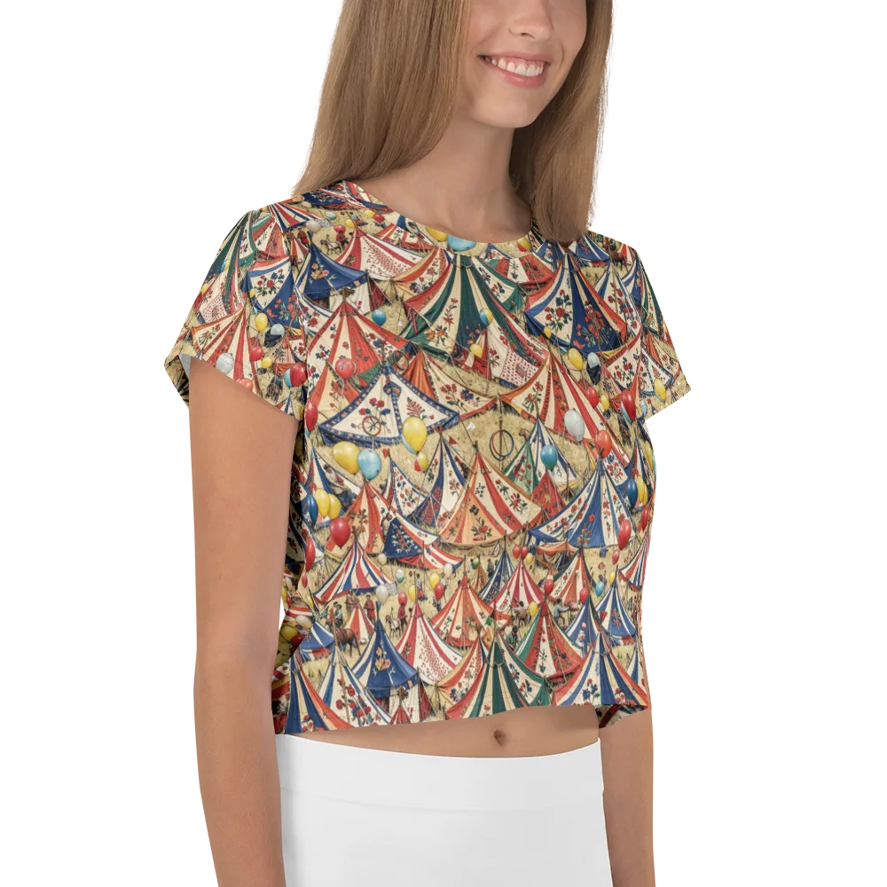 Balloon Menagerie on Crop Tee — Right