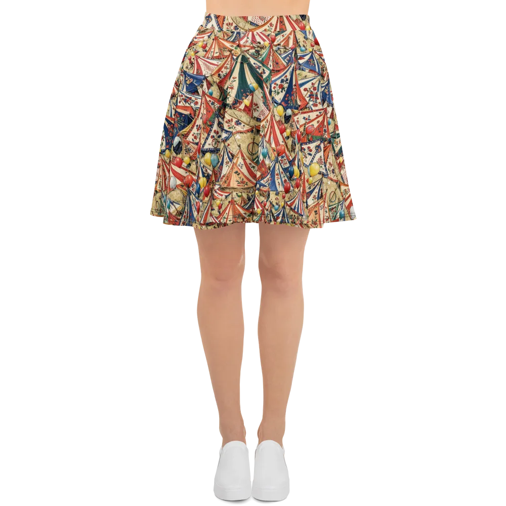 Balloon Menagerie on Skater Skirt — Front