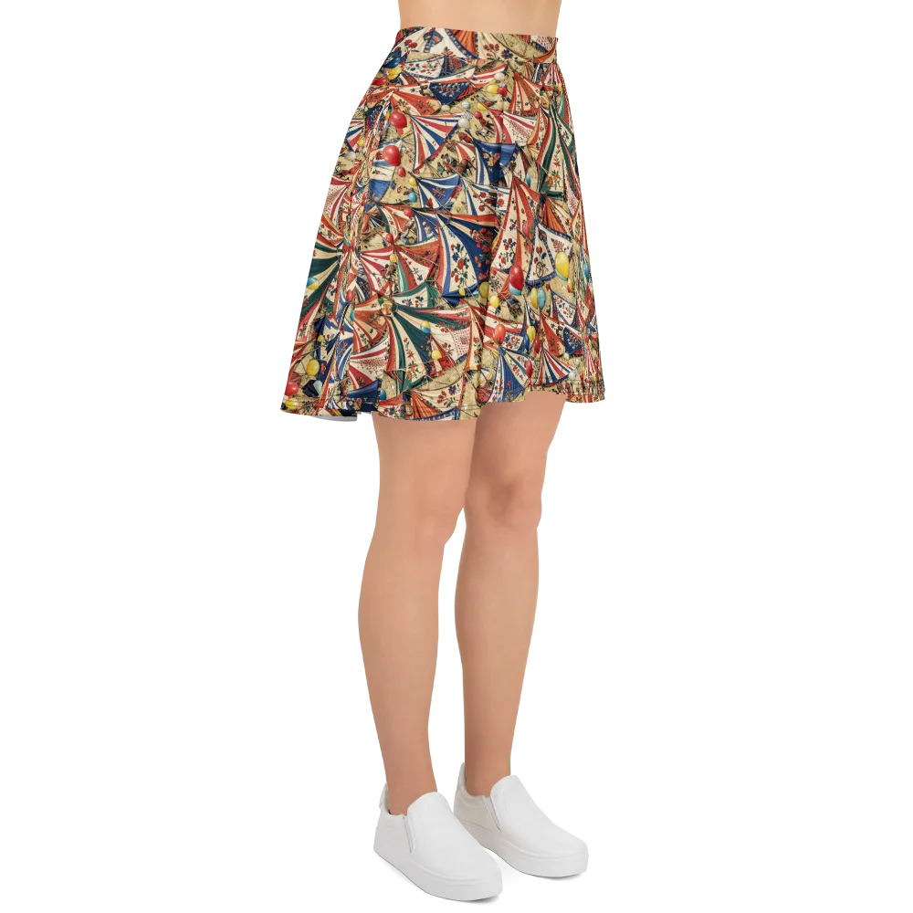 Balloon Menagerie on Skater Skirt — Right