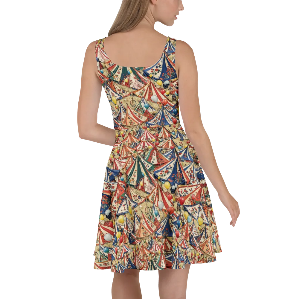 Balloon Menagerie on Skater Dress — Back