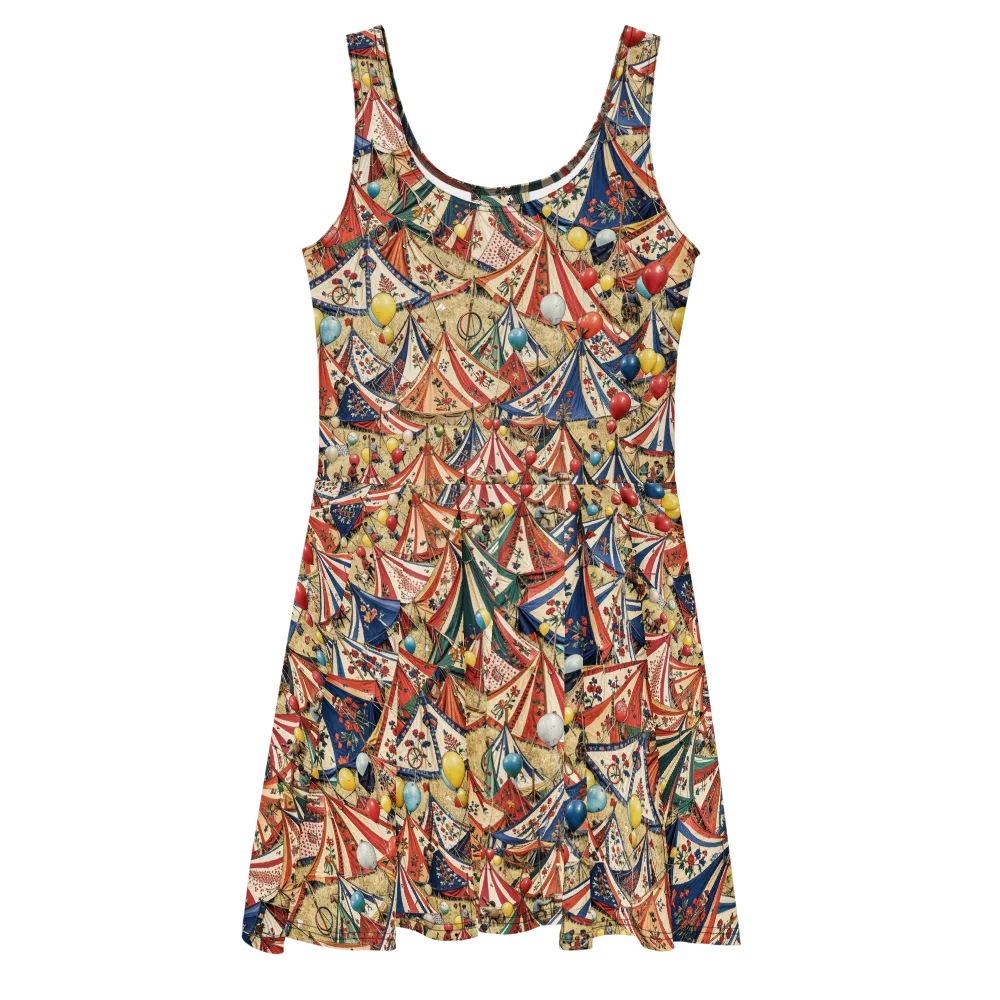 Balloon Menagerie on Skater Dress — Front