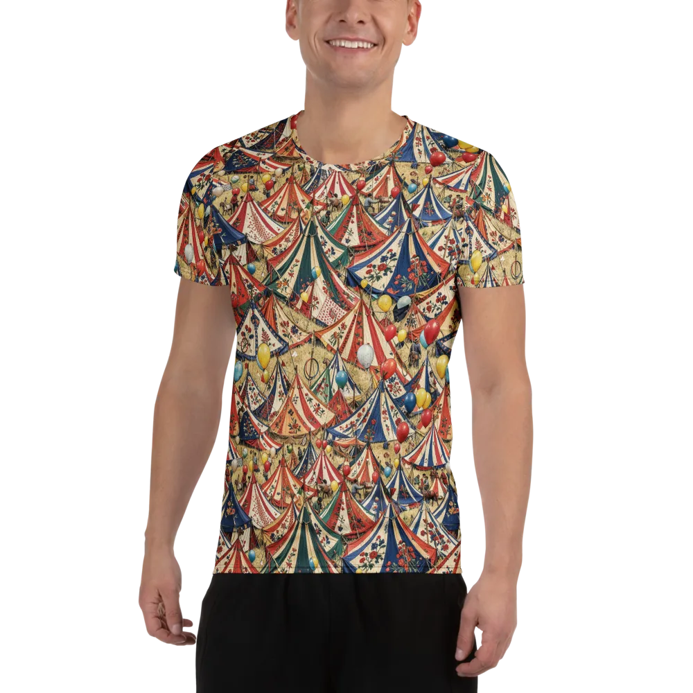 Balloon Menagerie on Men's Athletic T-Shirt — Front