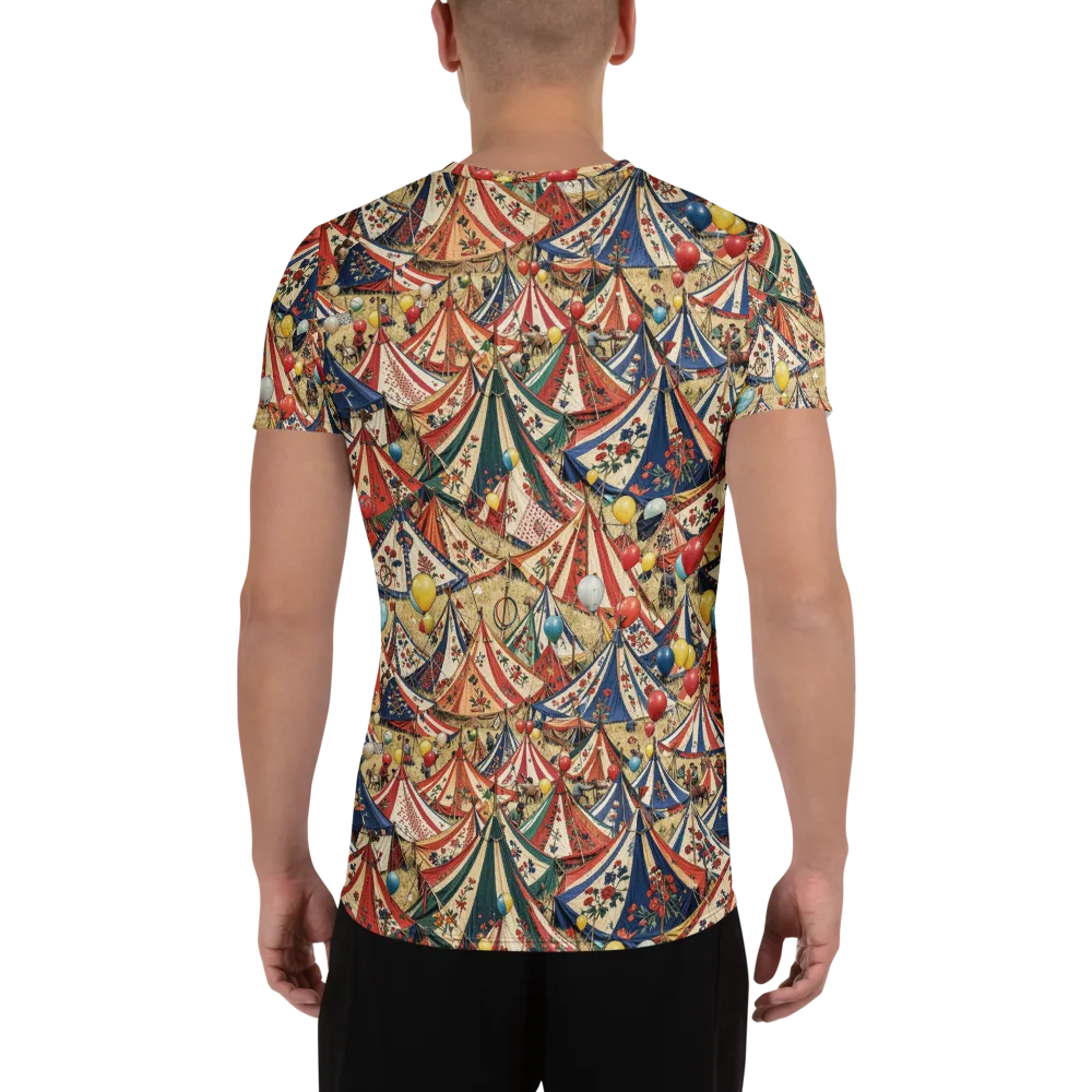 Balloon Menagerie on Men's Athletic T-Shirt — Back