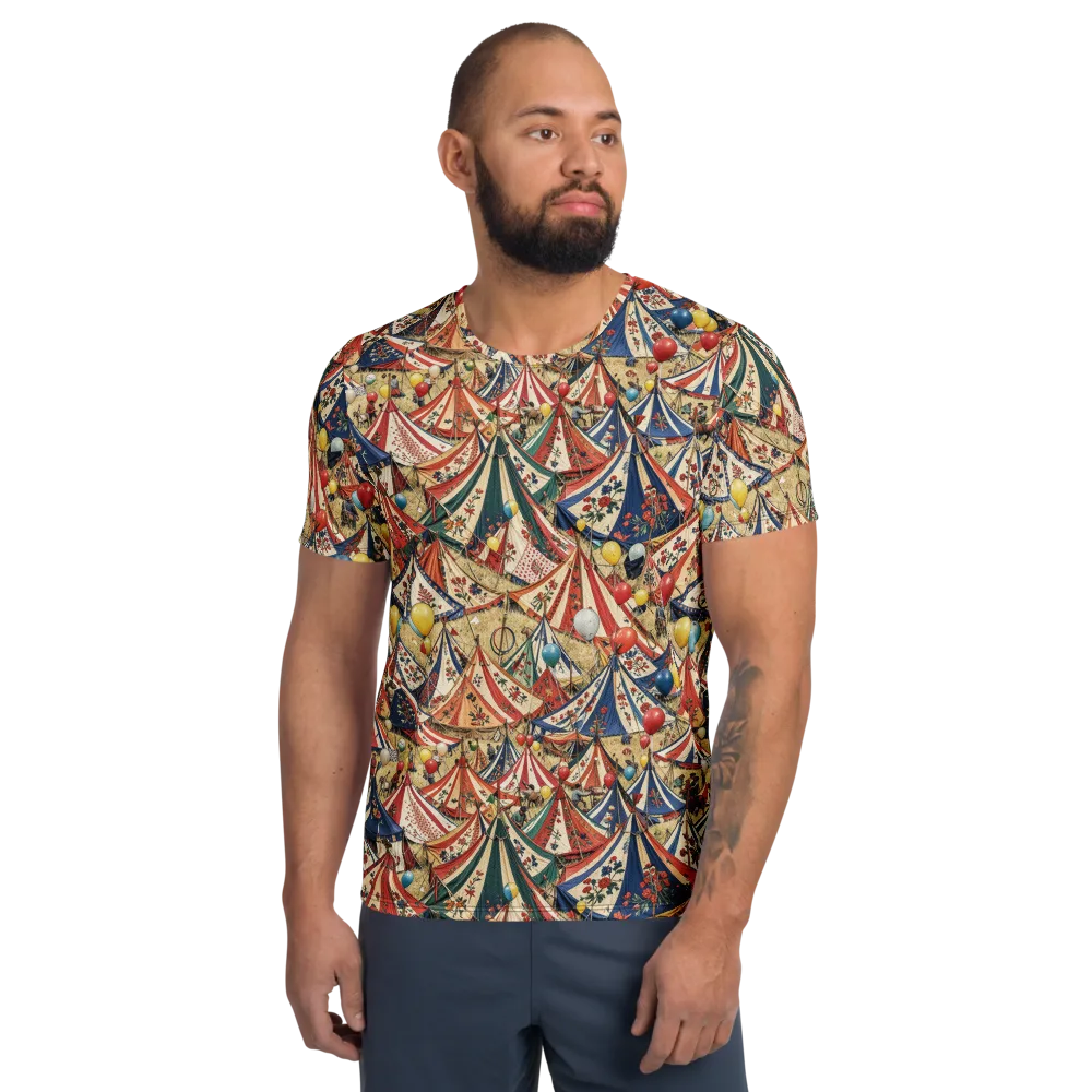 Balloon Menagerie on Men's Athletic T-Shirt — Front