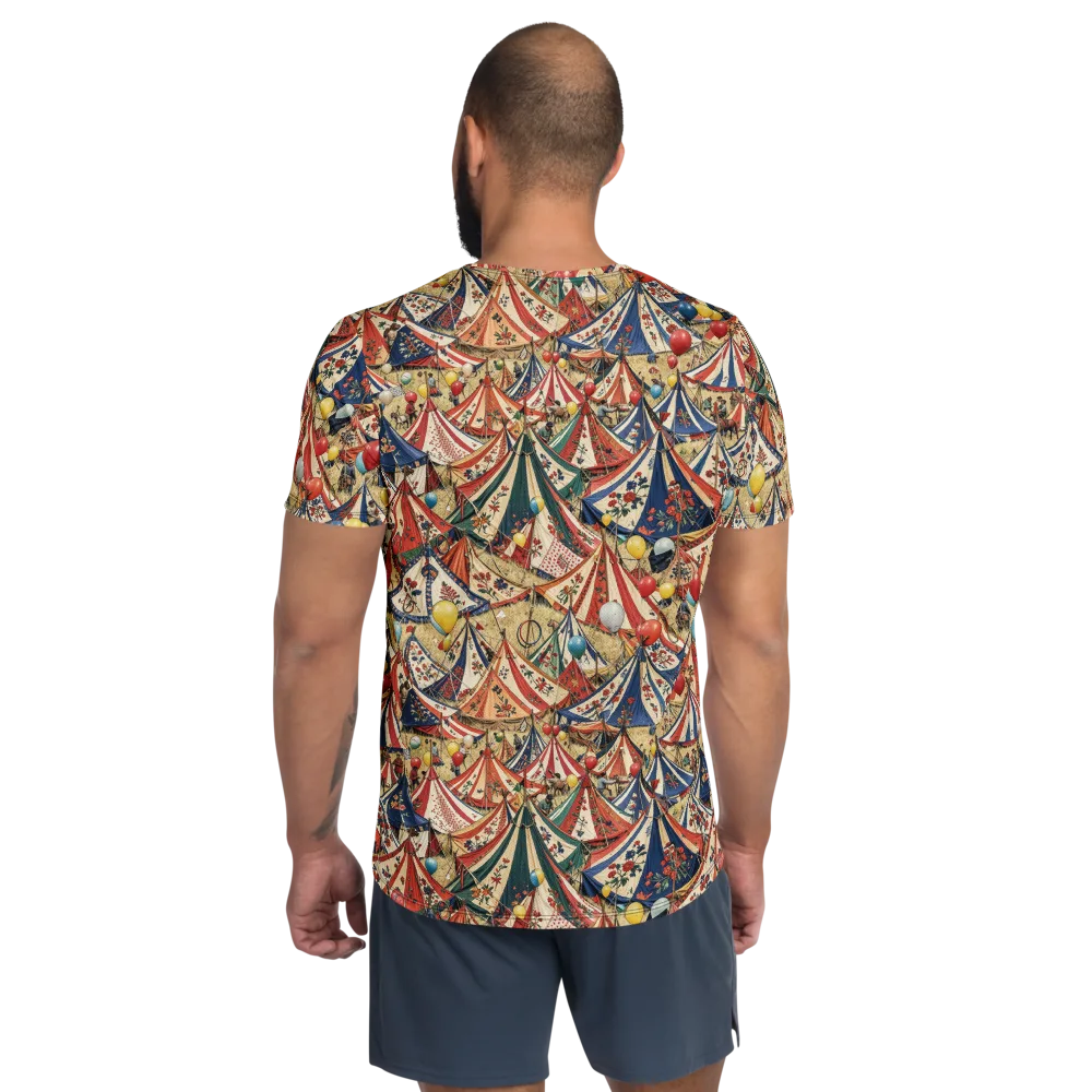 Balloon Menagerie on Men's Athletic T-Shirt — Back