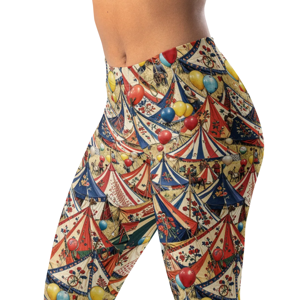 Balloon Menagerie on Leggings — Left Front