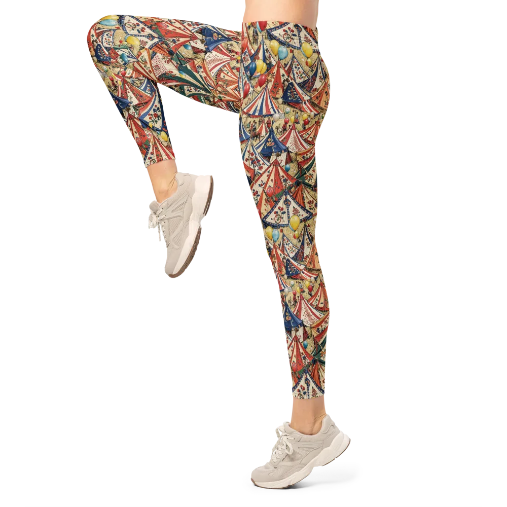 Balloon Menagerie on Leggings — Left