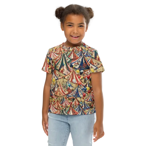 Balloon Menagerie on a Kids Crew Neck T-Shirt