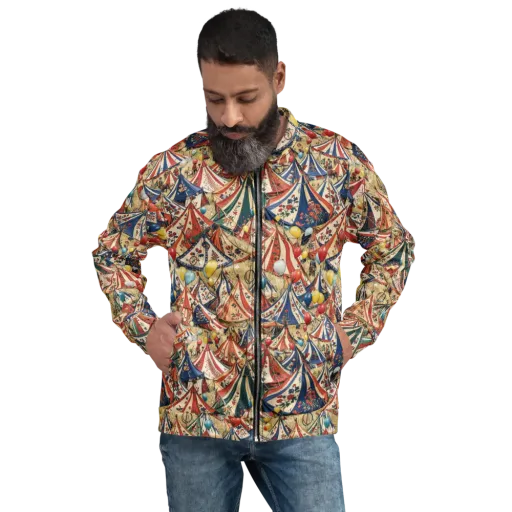 Balloon Menagerie on a Bomber Jacket