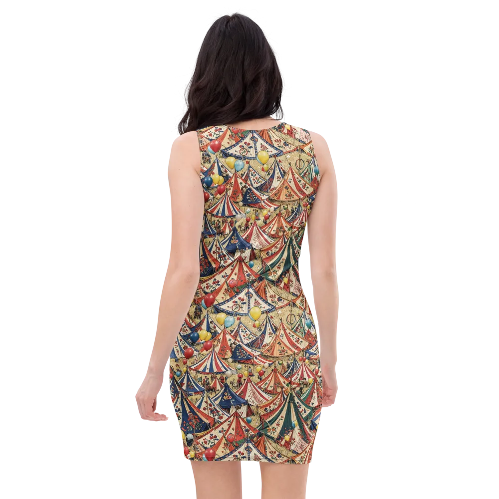 Balloon Menagerie on Bodycon Dress — Back