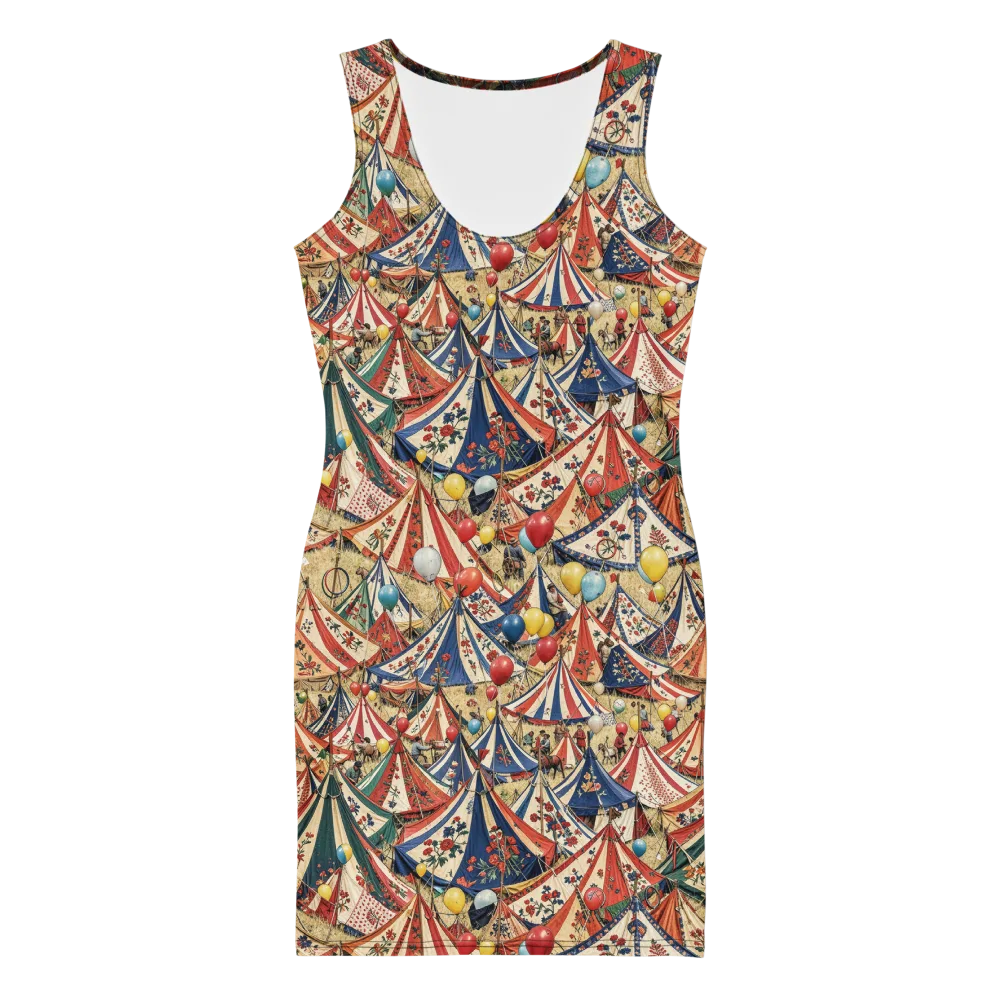 Balloon Menagerie on Bodycon Dress — Front