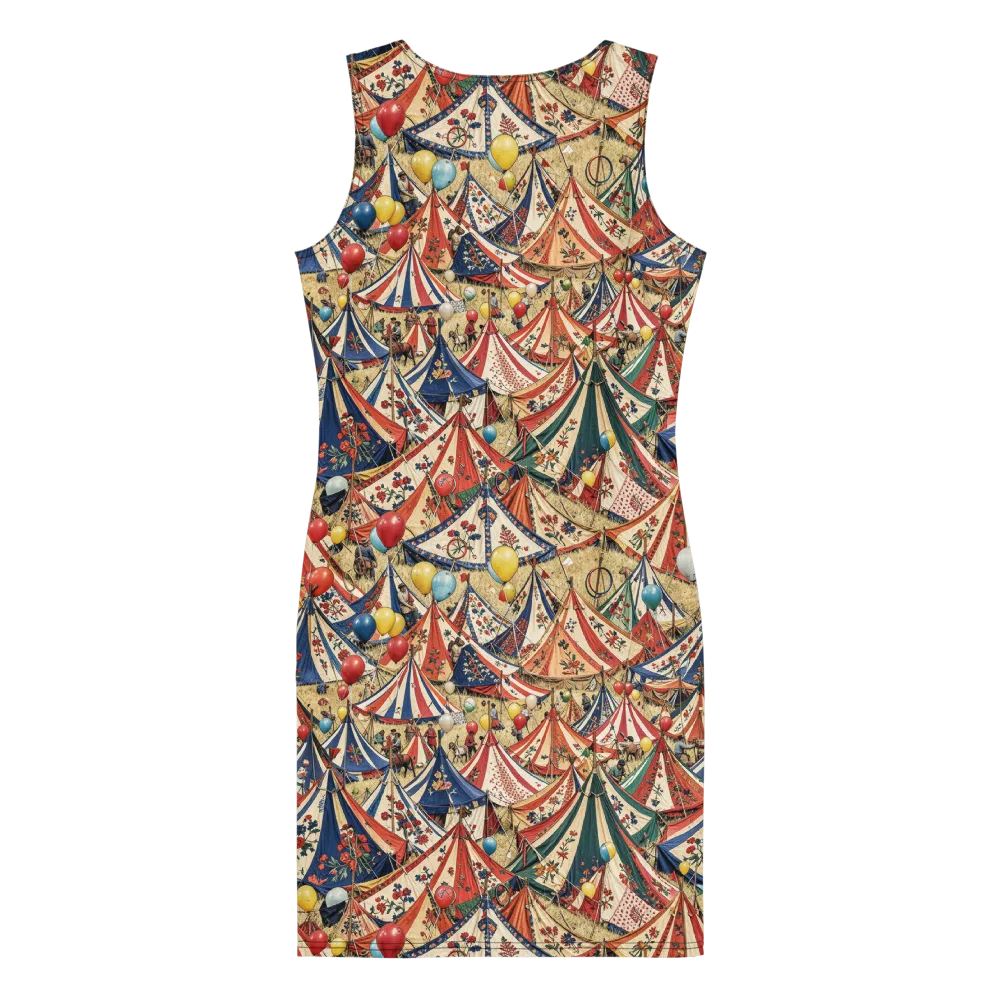 Balloon Menagerie on Bodycon Dress — Back