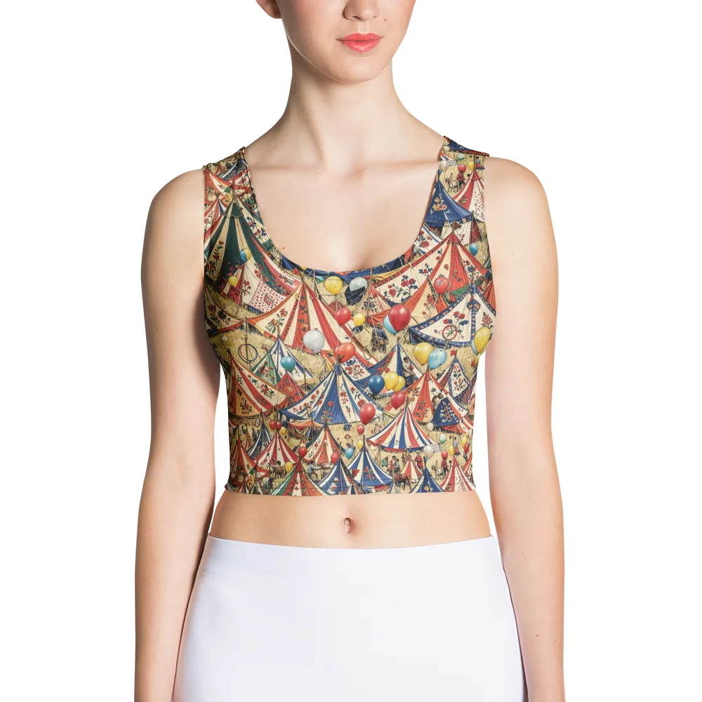Balloon Menagerie on Crop Top — Front