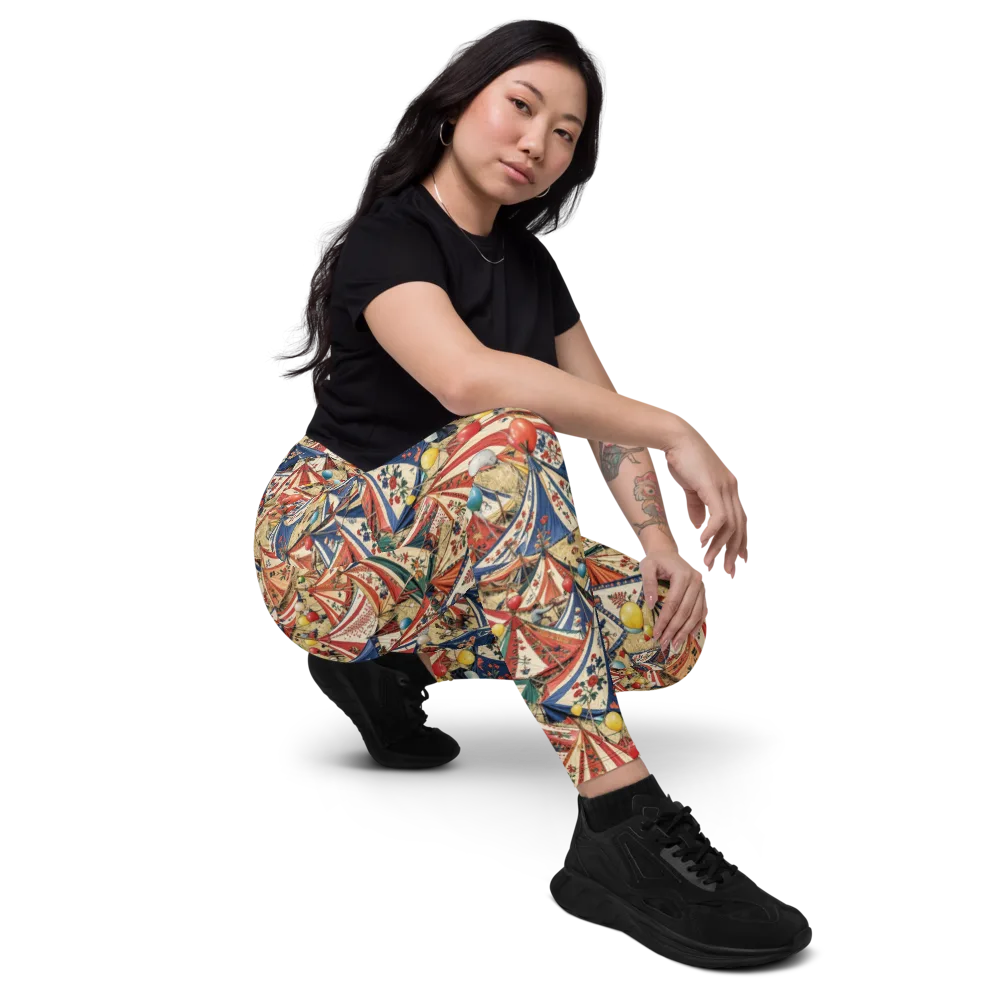 Balloon Menagerie on Leggings with Pockets — Right Front