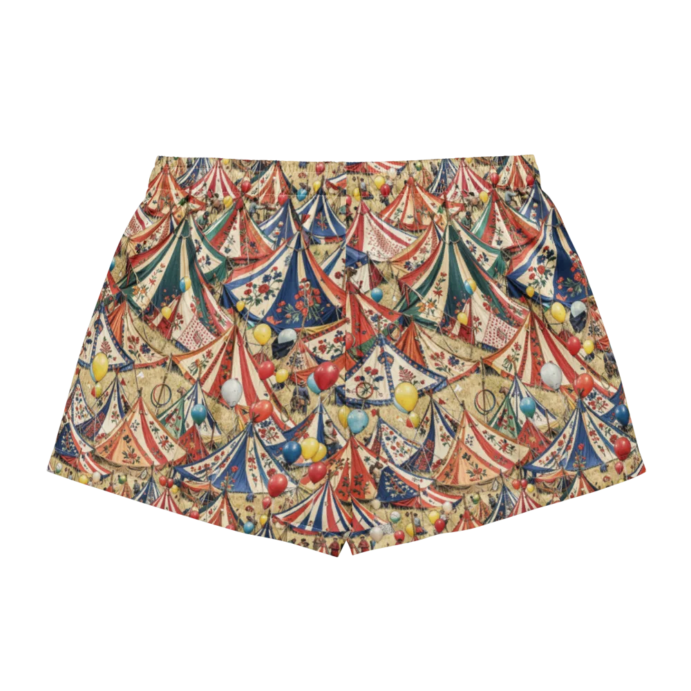 Balloon Menagerie on Women's Pajama Shorts — Back