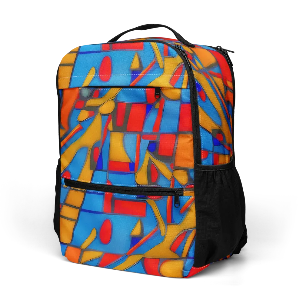 Colorblock Current on Utility Backpack — Left Front