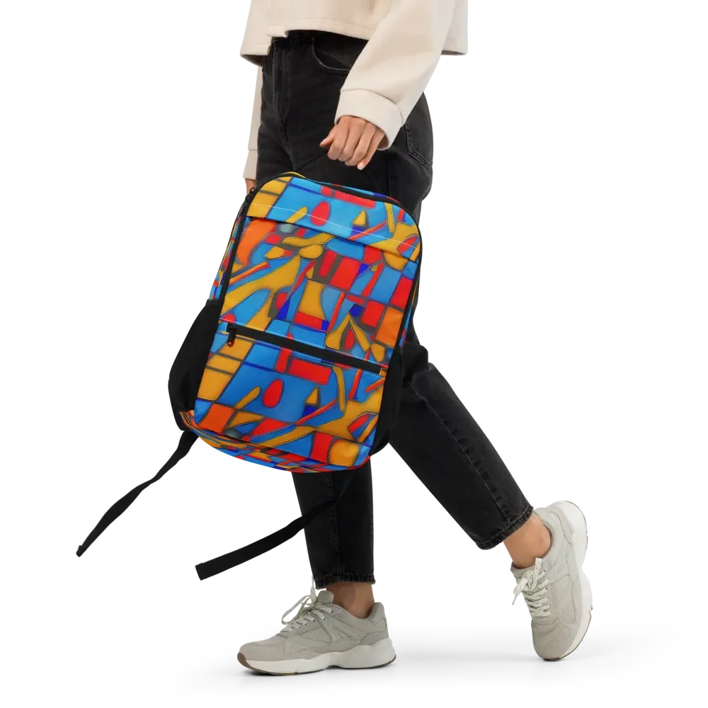 Colorblock Current on Utility Backpack — Front