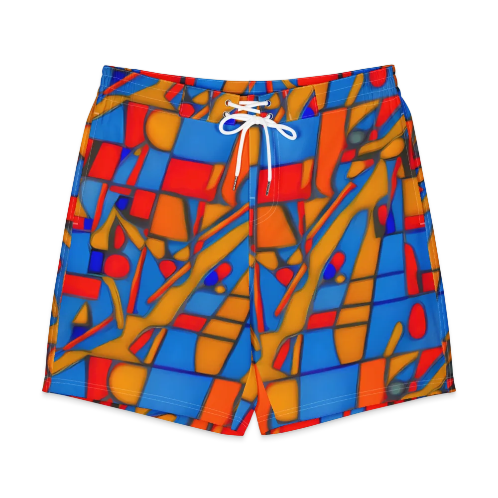 Colorblock Current on Men's Board Shorts — Front