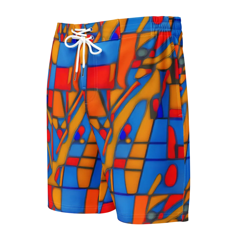 Colorblock Current on Men's Board Shorts — Front