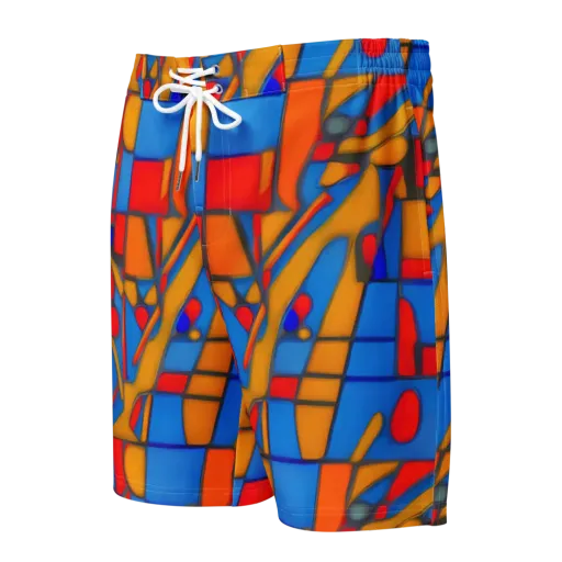 Colorblock Current on a Men's Board Shorts