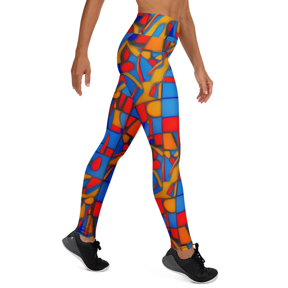 Colorblock Current on Yoga Leggings — Right