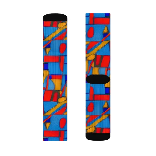 Colorblock Current on a Socks