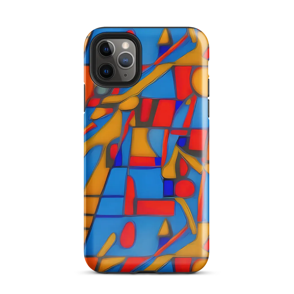 Colorblock Current on Tough Case for iPhone® — Front