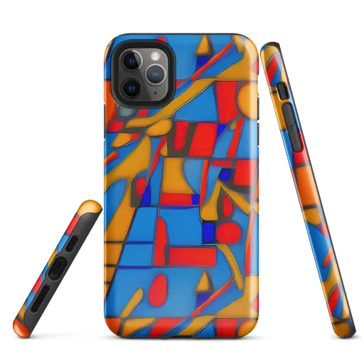 Colorblock Current on a Tough Case for iPhone®