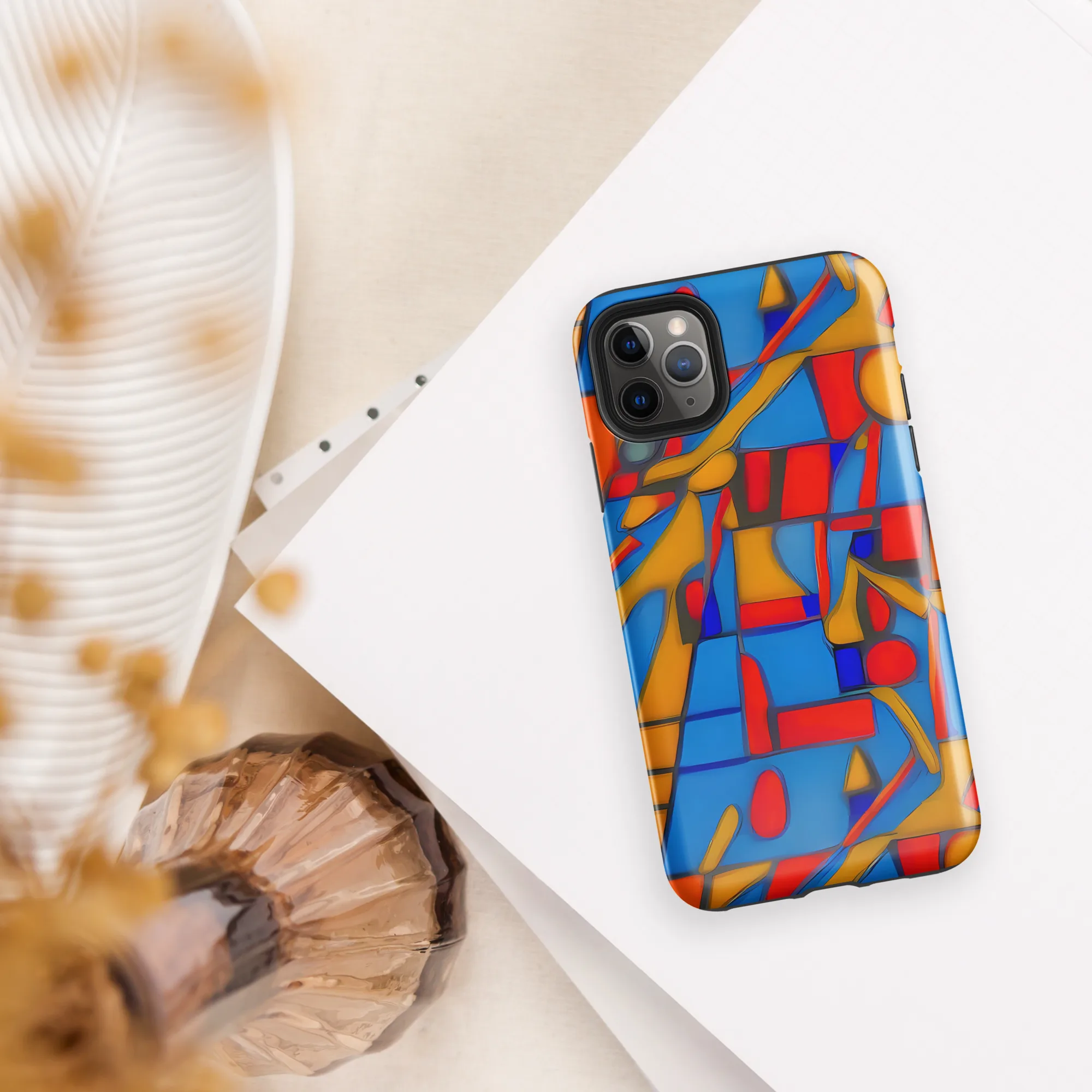 Colorblock Current on Tough Case for iPhone® — Front