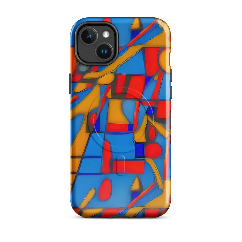 Colorblock Current on MagSafe Tough Case for iPhone® — Front