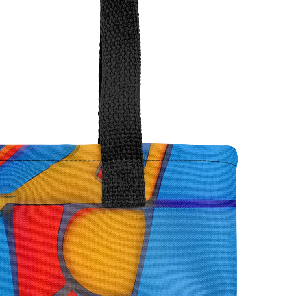 Colorblock Current on Tote Bag — Product details