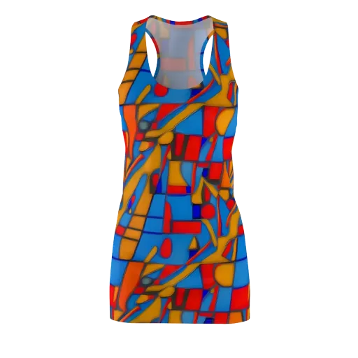 Colorblock Current on a Racerback Dress