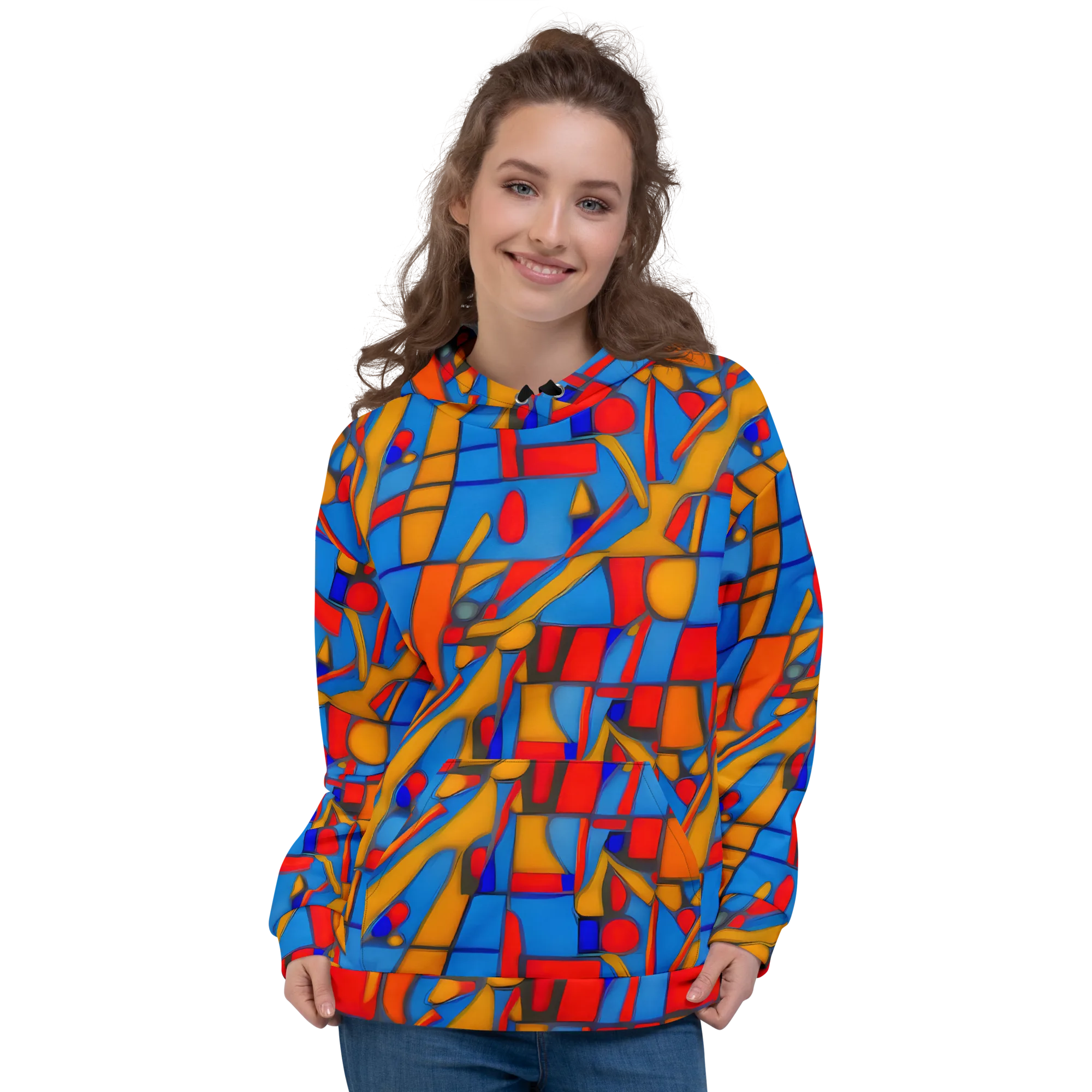 Colorblock Current on Hoodie — Front
