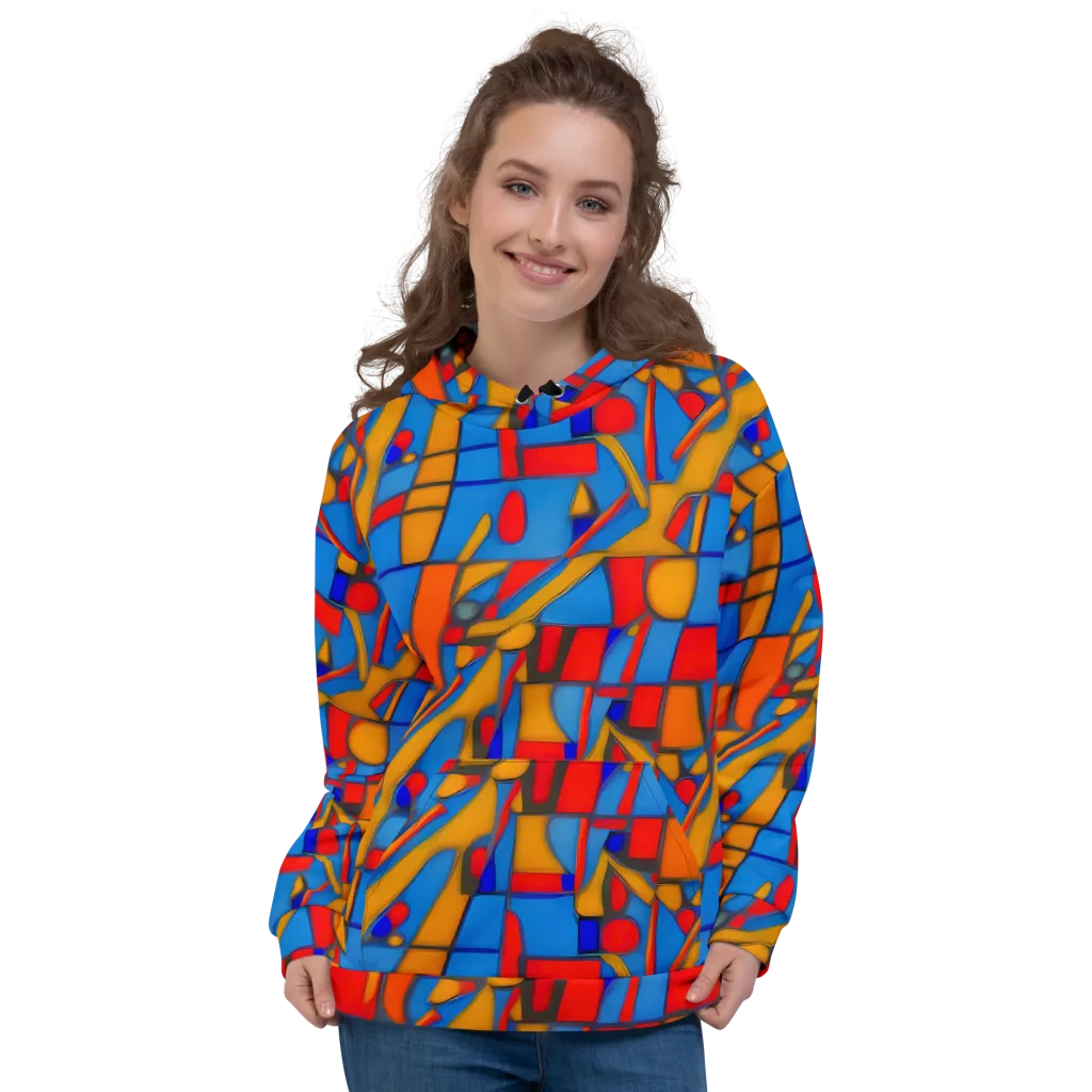 Colorblock Current on Hoodie — Front