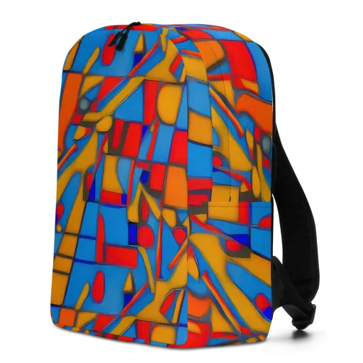 Colorblock Current on a Minimalist Backpack