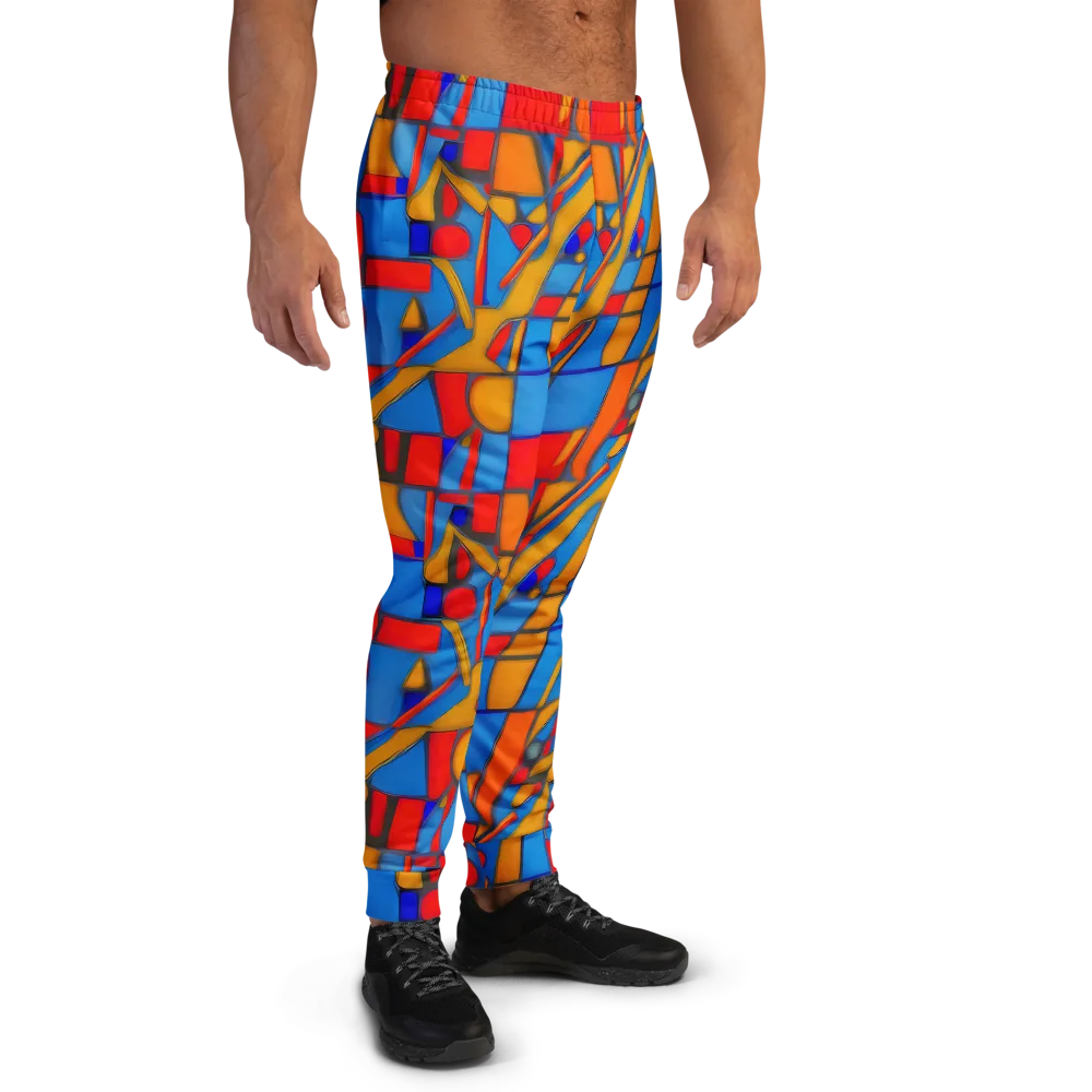 Colorblock Current on Men's Joggers — Right