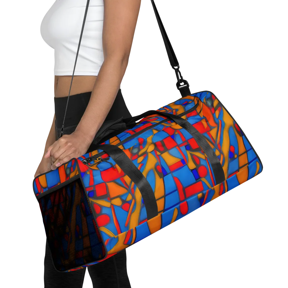 Colorblock Current on Duffle Bag — Front