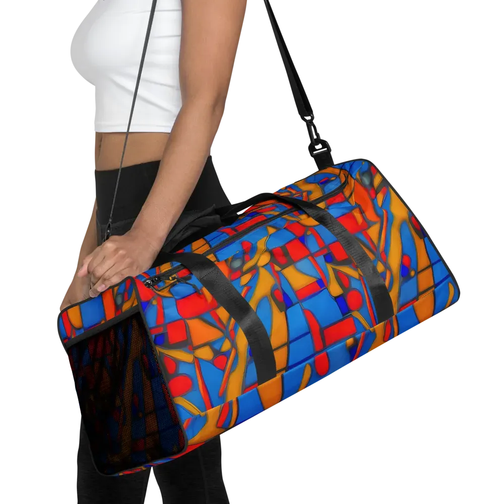 Colorblock Current on Duffle Bag — Front