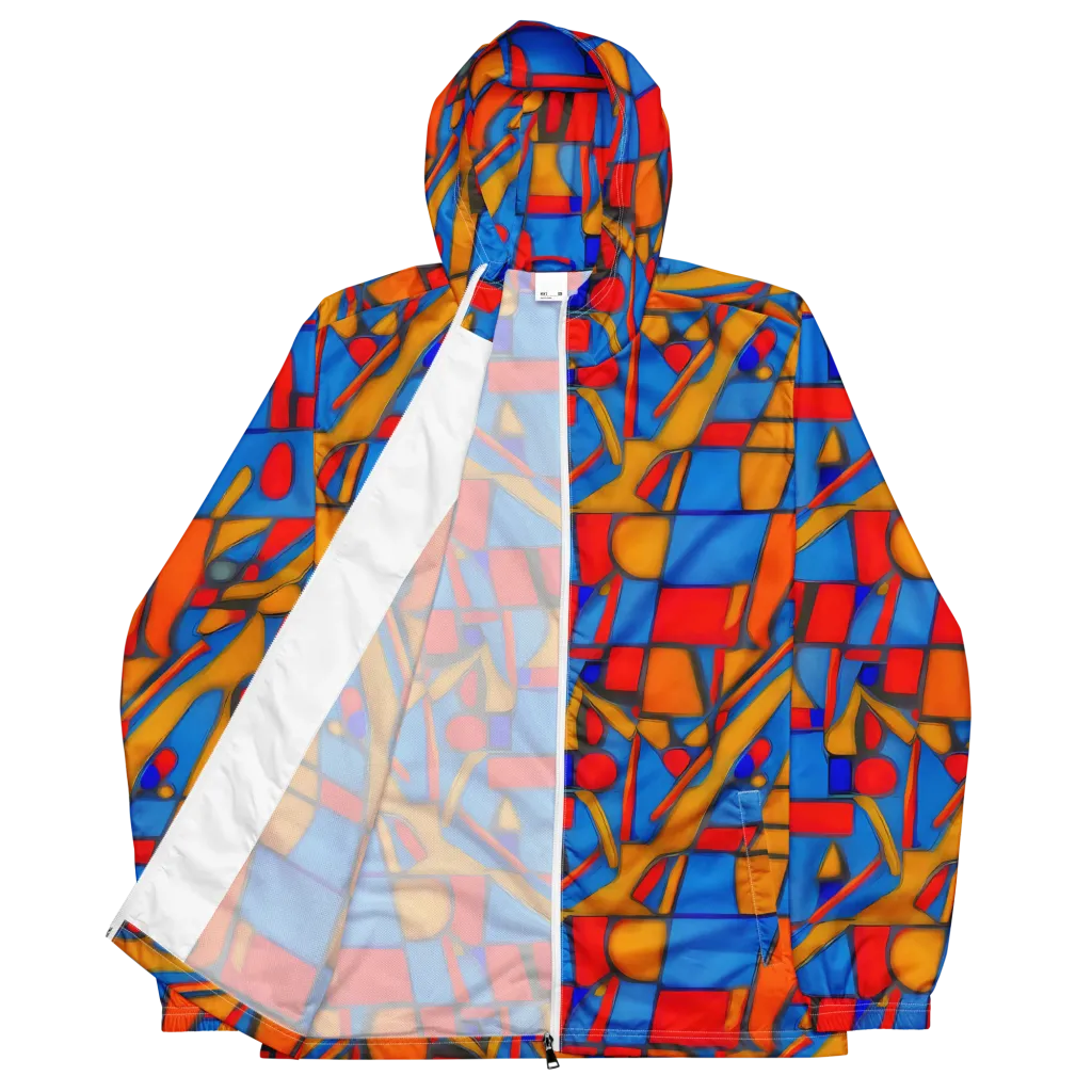 Colorblock Current on Men's Windbreaker — Front
