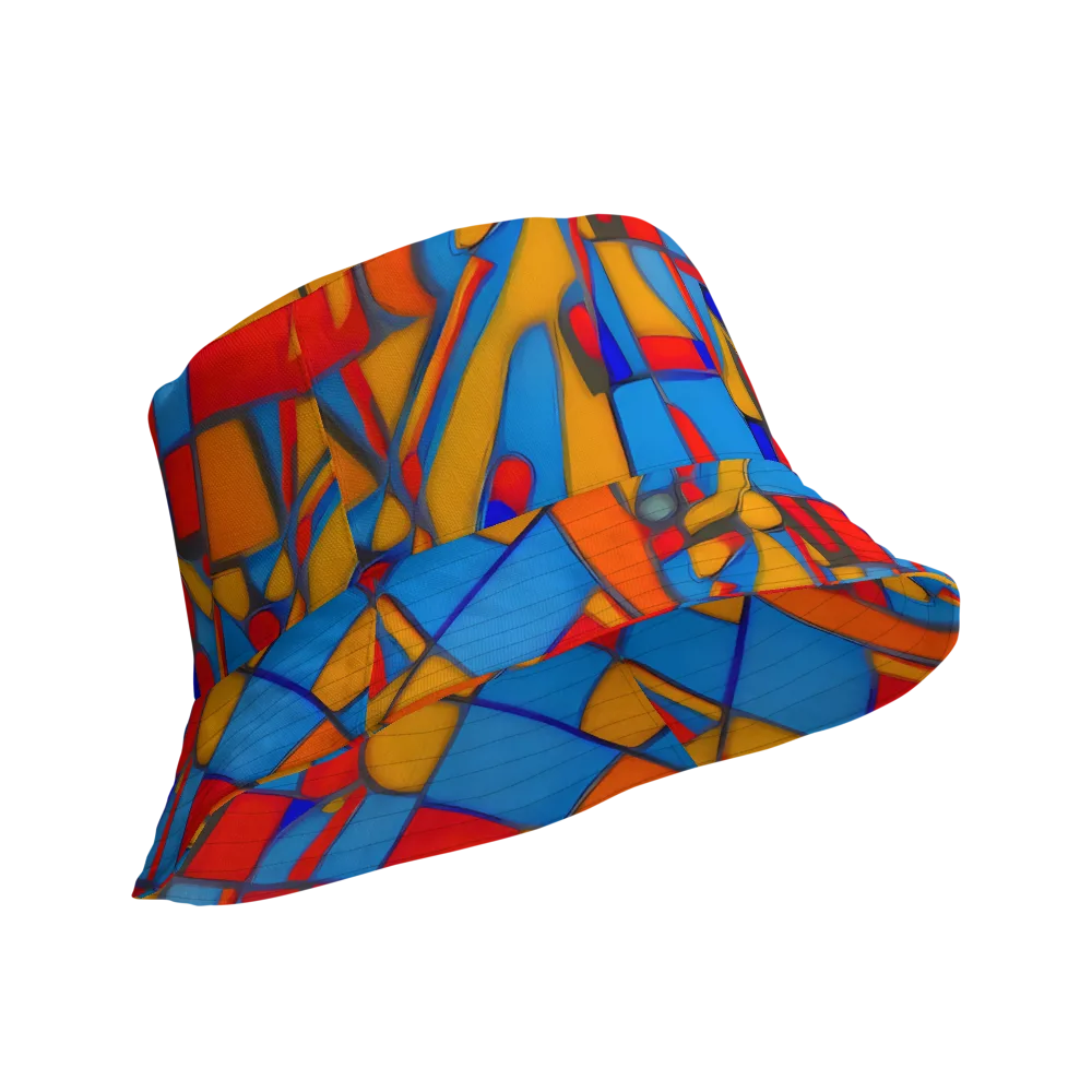 Colorblock Current on Reversible Bucket Hat — Product details Outside